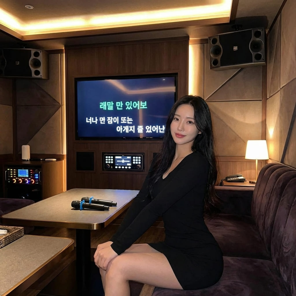 강남 달토 가라오케 VIP 룸 내부 — 4~10인 수용